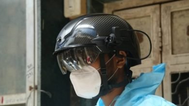 Now Smart Helmets Confront Corona Headlong In Mumbai Pune