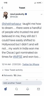 Resul Pookutty Opens Up On Oscar Curse