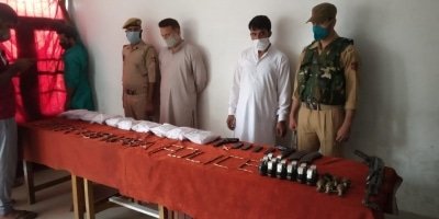 Terror Hideout Busted In Kashmir Arms Ammunition Seized