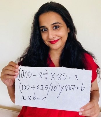 Vidya Balan Introduces Shakuntala Devi Trailer With A Spot Of Math