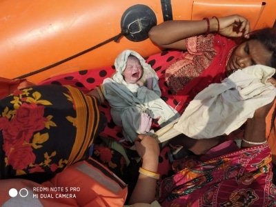 Woman Gives Birth To Baby Girl Born On Ndrf Rescue Boat In Flood Hit Bihar