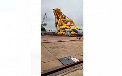 10 Killed As Crane Collapses At Hindustan Shipyard In Vizag