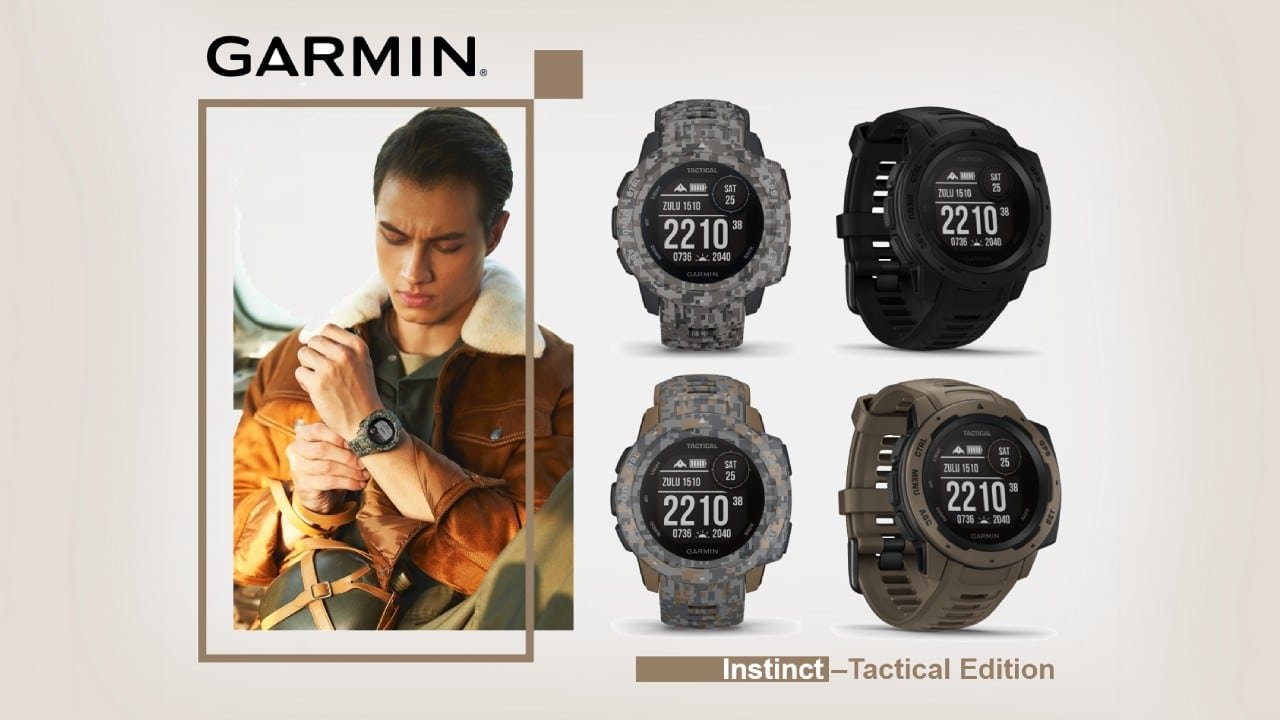 Garmin Launches Tactical Edition Of Instinct Series Smartwatch