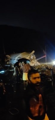Ai Express Aircraft Skids Off Runaway In Kozhikode Rescue Ops On