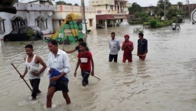 Bihar Flood Victims Left Stranded On Railway Platforms