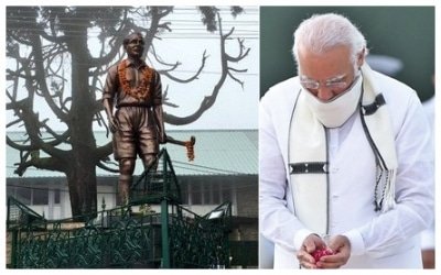 Dhyan Chands Magic With Hockey Stick Unforgettable Pm