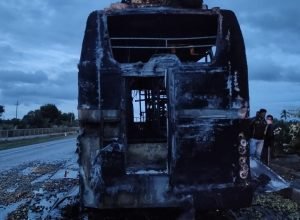 Five Family Members Burnt Alive In Karnataka Bus Accident