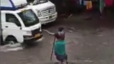 Good Samaritan Mumbai Woman Guards Open Manhole For Hours