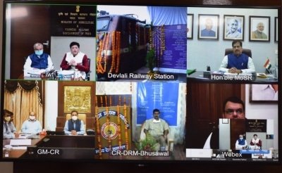 Goyal Tomar Flag Off First Kisan Rail Through Video Conferencing