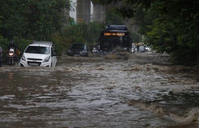 Heavy Rains Lead To Waterlogging In Many Areas In Gurugram
