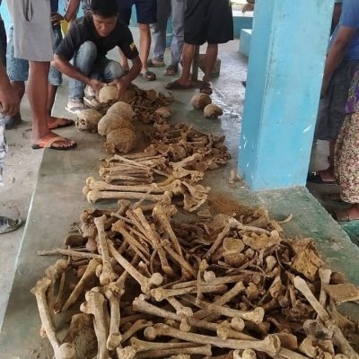 Human Skulls Bones Unearthed After Landslide In Mizoram