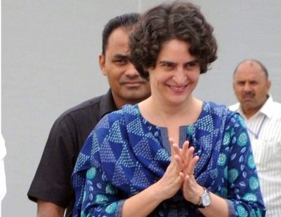 Iuml Displeased Over Priyanka Gandhis Ayodhya Stand