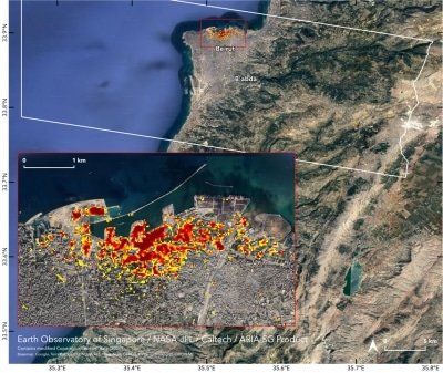 Nasa Maps Beirut Blast Damage In High Precision Image