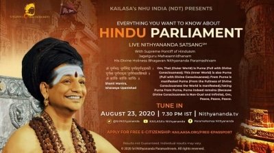 Next Up Nithyanandas Hindu Parliament Of Kailaasa
