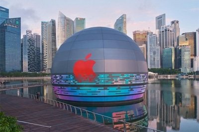 Worlds First Floating Apple Store To Open In Singapore