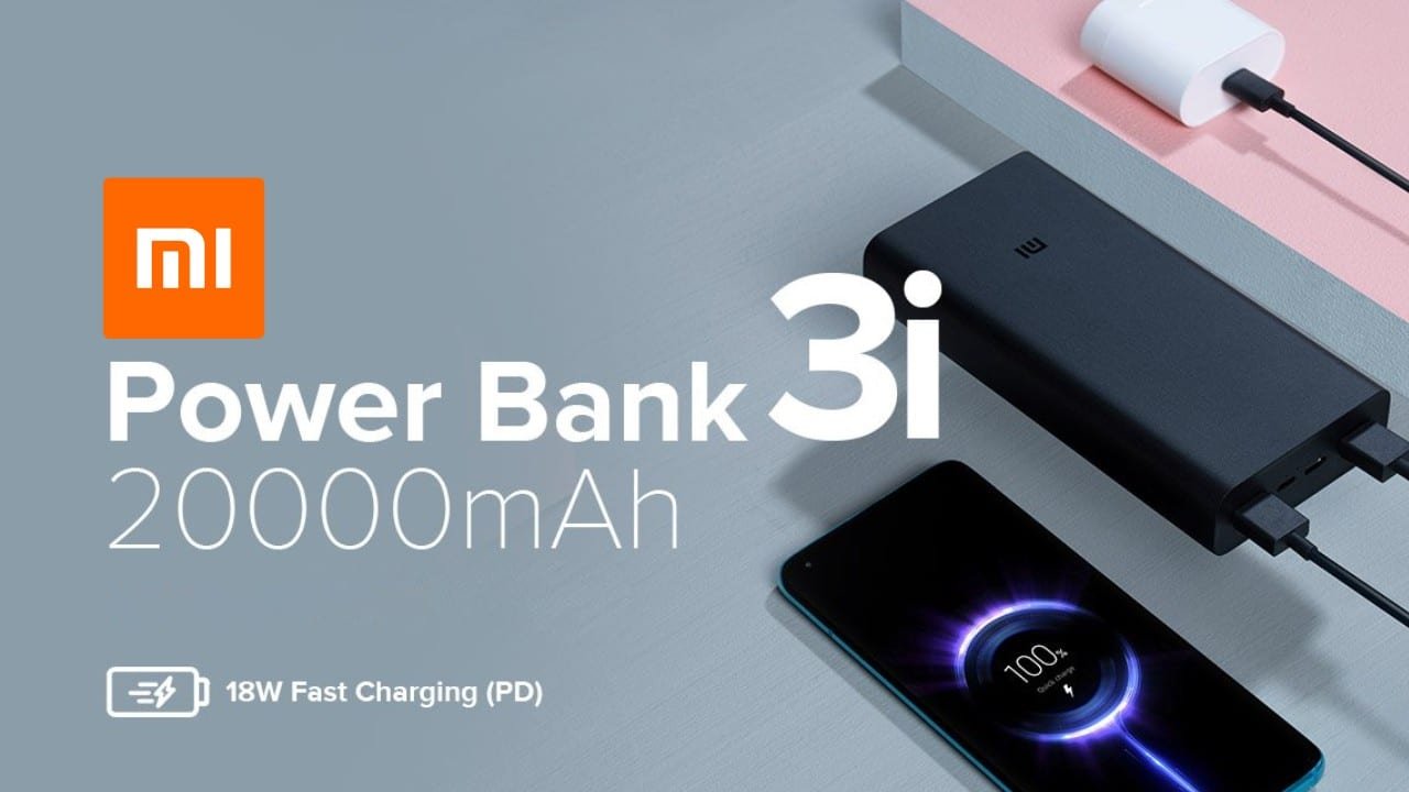 Xiaomi Launched Mi Power Bank 3i In India