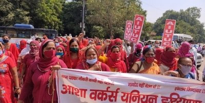 Bharat Bandh No Significant Impact In Gurugram Asha Workers Extend Support