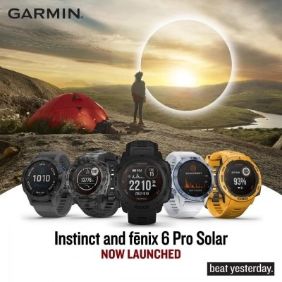 Garmin Launches New Solar Powered Smartwatches In India