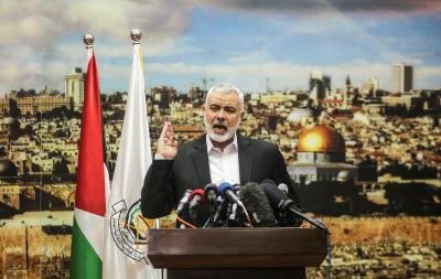 Hamas Chief Visits Palestinian Refugee Camp In Lebanon