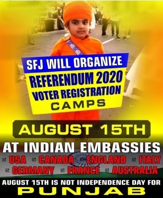 Indian Agencies Alert As Sfj Declares Referendum 2020 In Nov Ians Exclusive