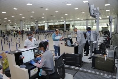 Passenger Footfall At Hyderabad Airport Rises To 20k Per Day