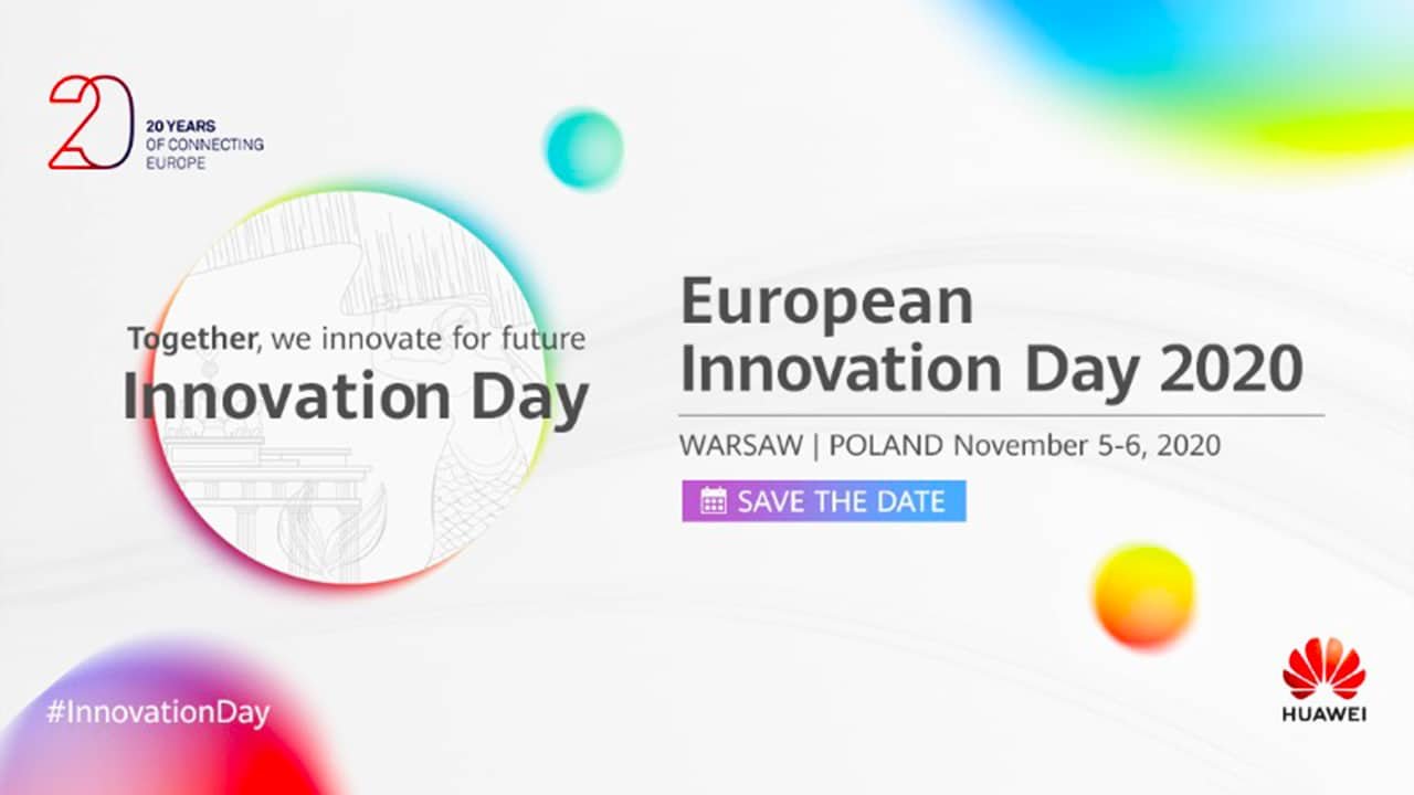 Huawei European Innovation Day 2020 From Nov 5 In Warsaw, Poland