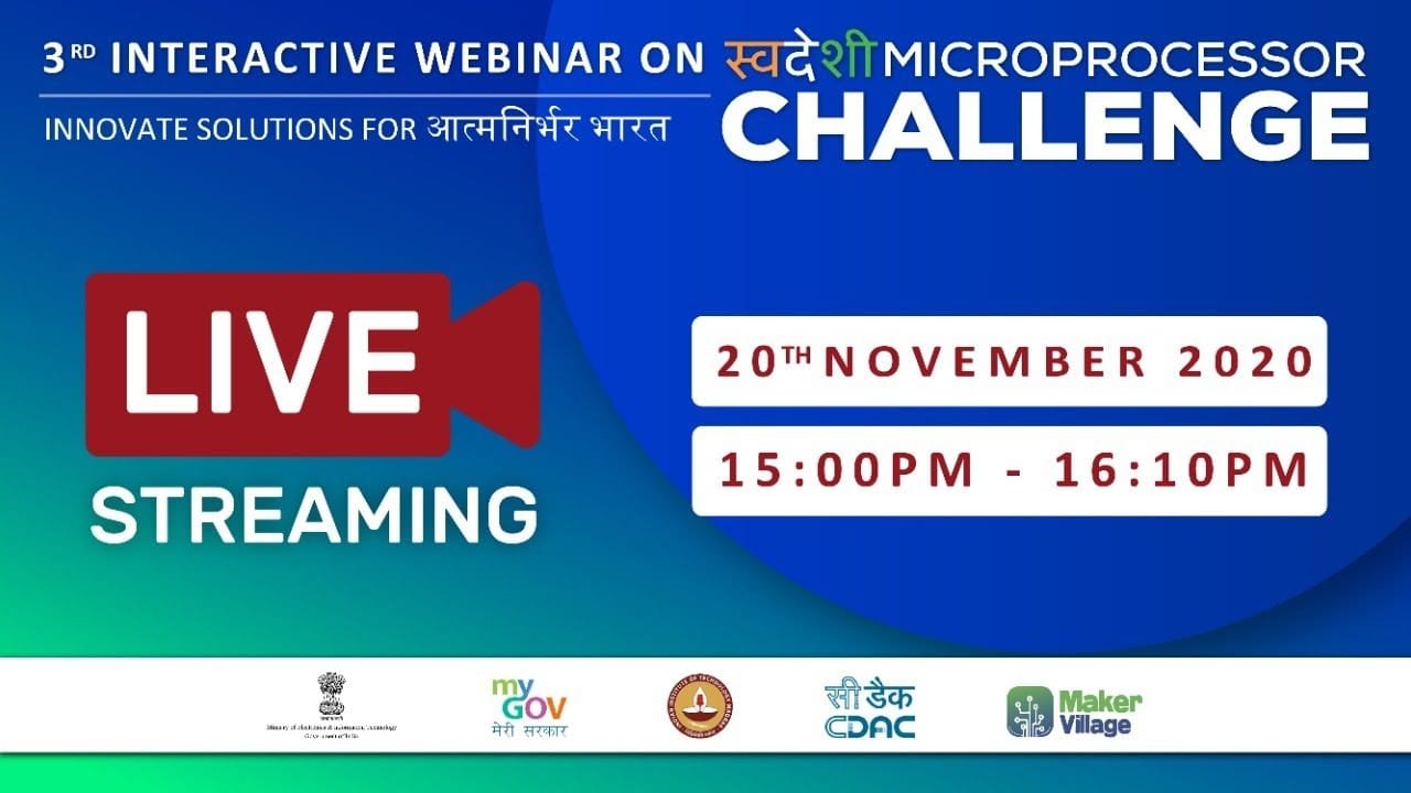 Indian Government Organise 3rd Interactive Webinar For Self Reliant India