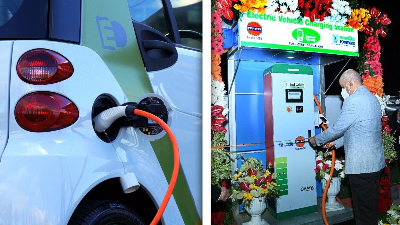 Indian Introduce E V Charging Station In Bengaluru