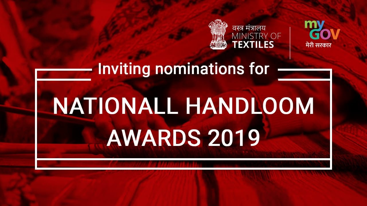 National Handloom Awards 2019 Nominations Are Going On