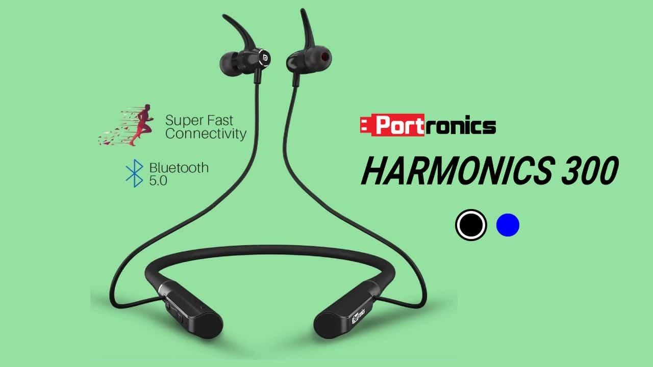 Portronics Harmonics 300 Wireless Neckband Launched In India