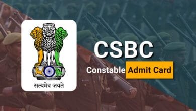 C S B C Constable Admit Card 2021 To Be Released