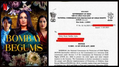 N C P C R Notice To Netflix To Stop Streaming Bombay Begum