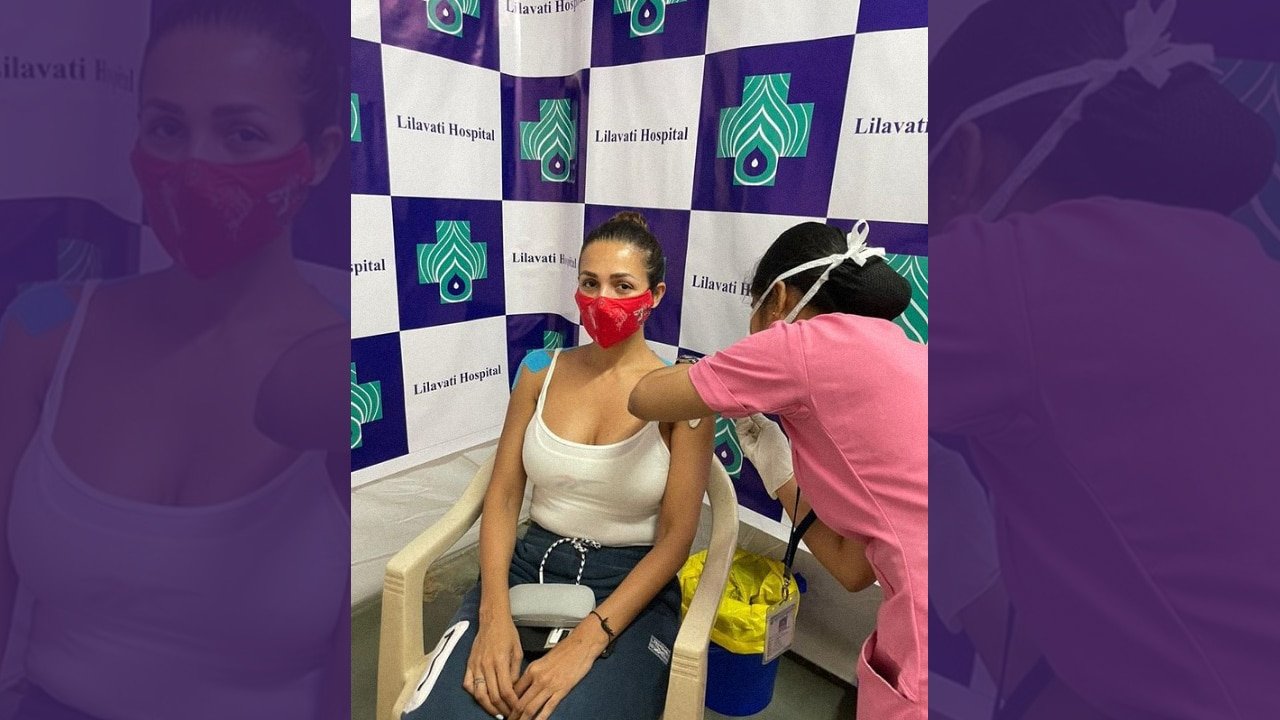 Malaika Arora Taken The First Dose Of The C O V I D 19 Vaccine