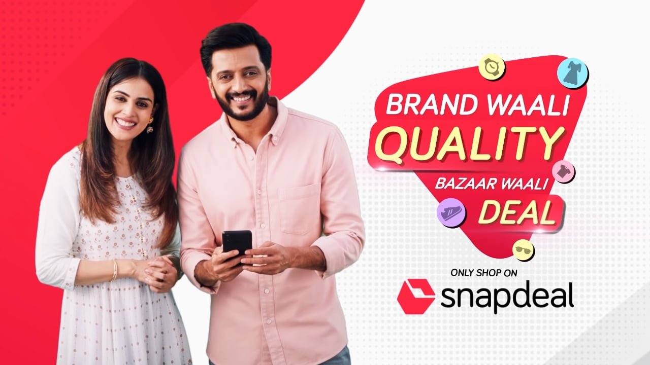 Riteish And Genelia Deshmukh Star In New Brand Campaign Of Snapdeal