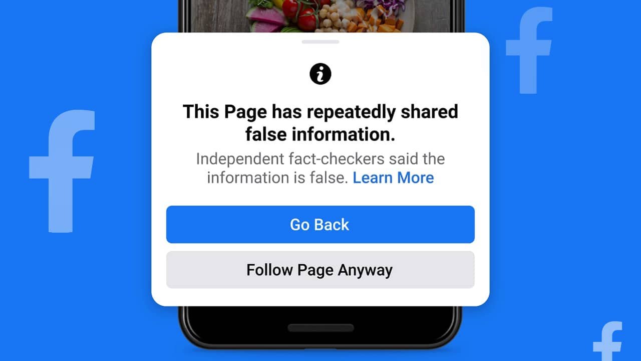 Facebook Taking Action Against Repeatdly Share Misinformation