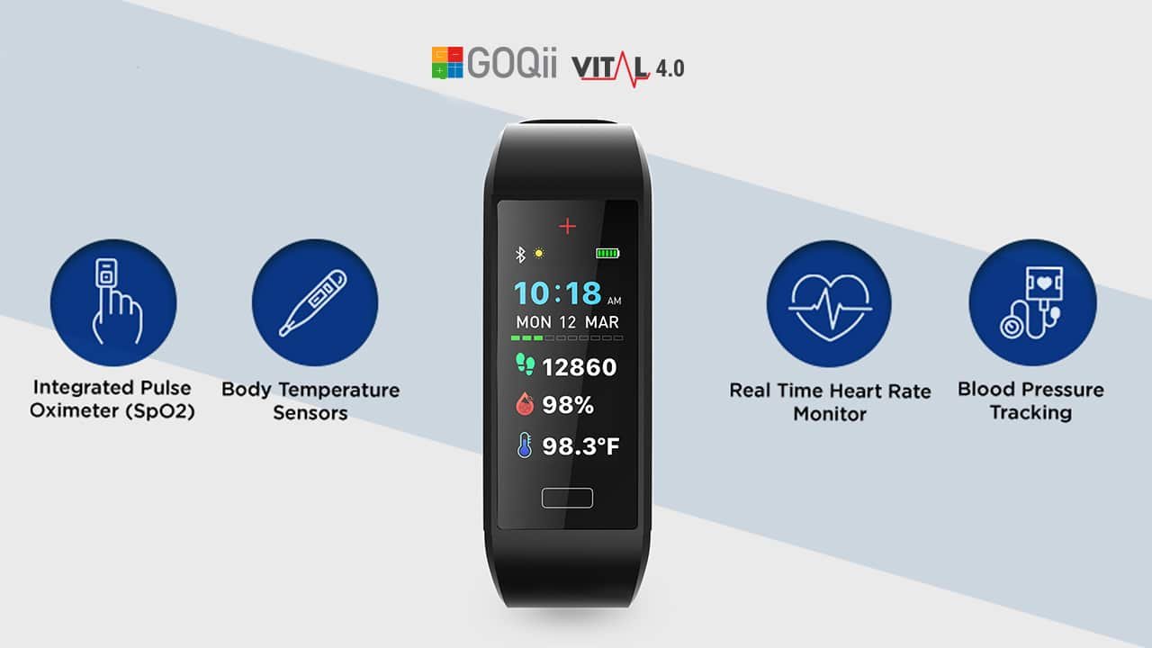 GOQii launches Vital 4 Fitness Band with SpO2 and Blood Pressure