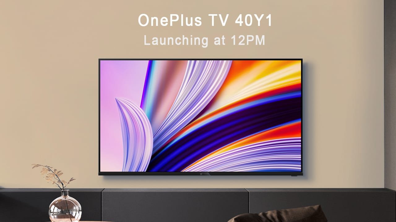 One Plus T V 40 Y1 Launching In India Today