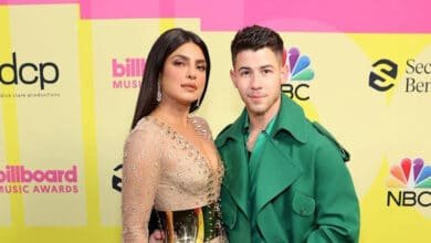 Priyanka Chopra & Nick Jonas Share Embrace On 2021 Billboard Music Awards Red Carpet