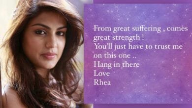 Rhea Chakraborty Wrote A Suffering Note Ahead Of Ssr First Death Anniversary