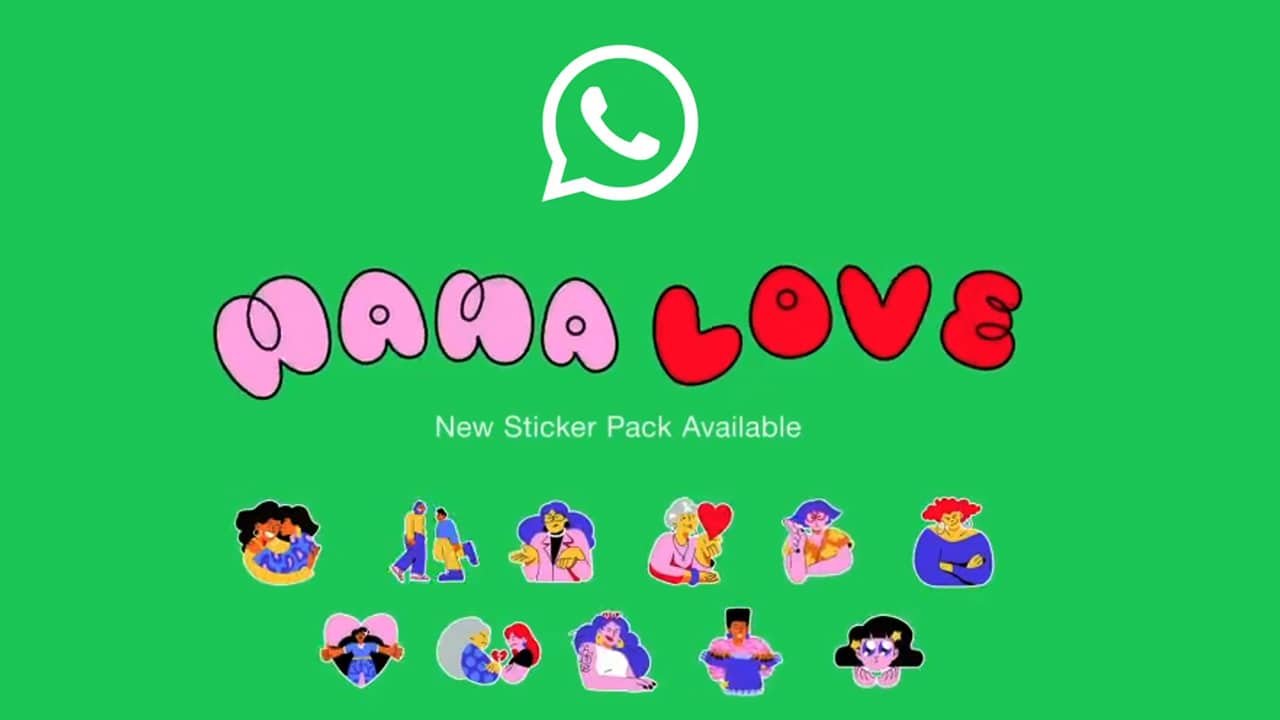 Whats App Launch Mother's Day Special Stickers Mama Love
