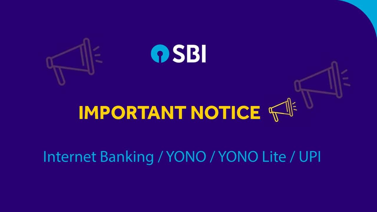 S B I Announce Alert For Internet Banking And Yono Services