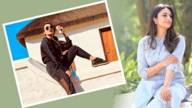 T V Actress Divyanka Tripathi Shares A Cool Pose From Khatron Ke Khiladi 11 Set
