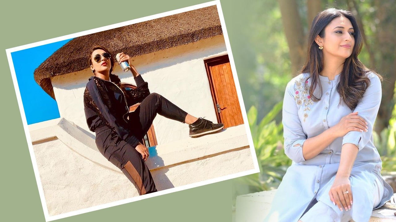 T V Actress Divyanka Tripathi Shares A Cool Pose From Khatron Ke Khiladi 11 Set