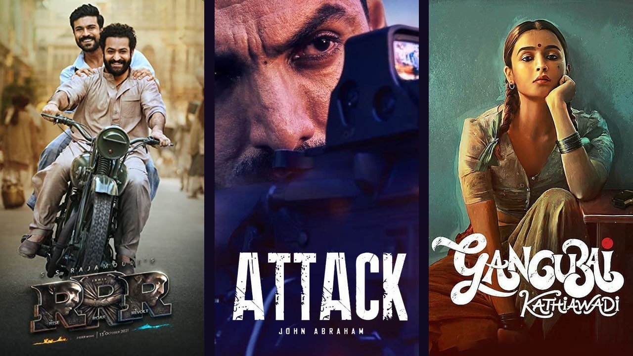 Gangubai Kathiawadi R R R And Attack Will Be Releasing In Theatres