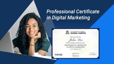 Simplilearn Launch Professional Certificate In Digital Marketing With University Of Arizona Global Campus