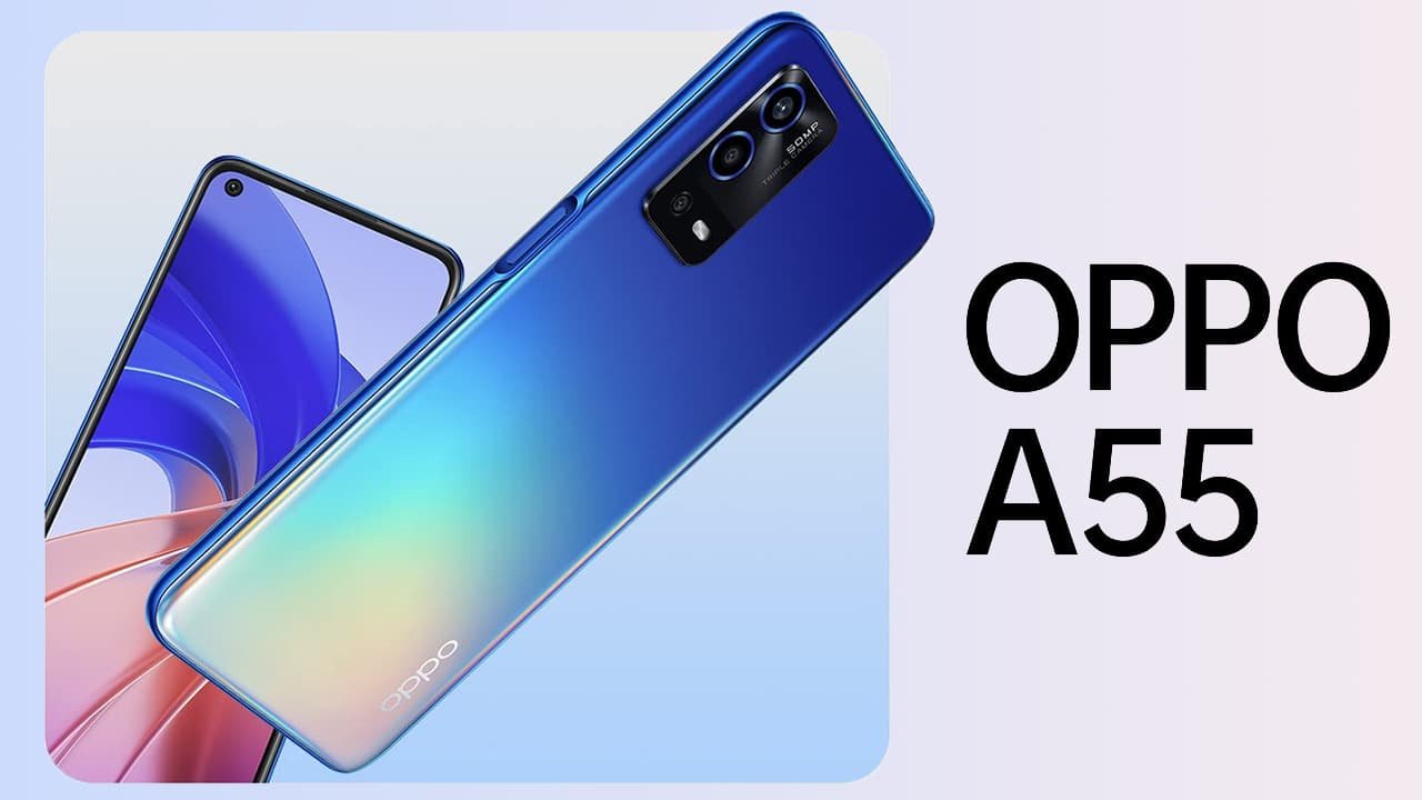 Oppo A55 Smartphone With 50 M P Tripple Cameras