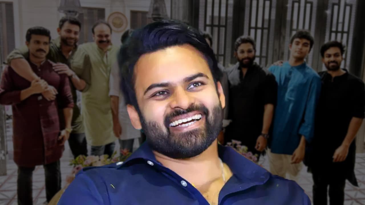 First Appearance Of Sai Dharam Tej After Bike Accident