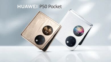 Folded Flip Smartphone Huawei P50 Pocket