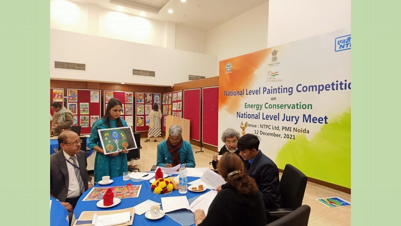 N T P C Ltd Organized A National Level Painting Competition