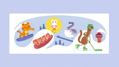 Google Doodle Winter Games 2022 Begin